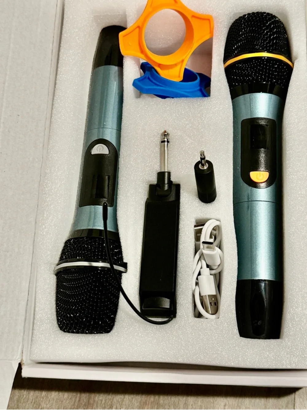 Wireless UHF Handheld Microphone Dual Pack - Black